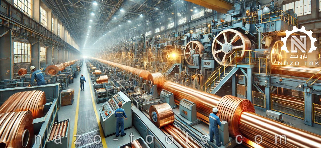 copper pipe production line