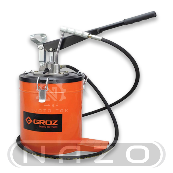 گریس پمپ سطلی 6 کیلویی گروز GROZ
