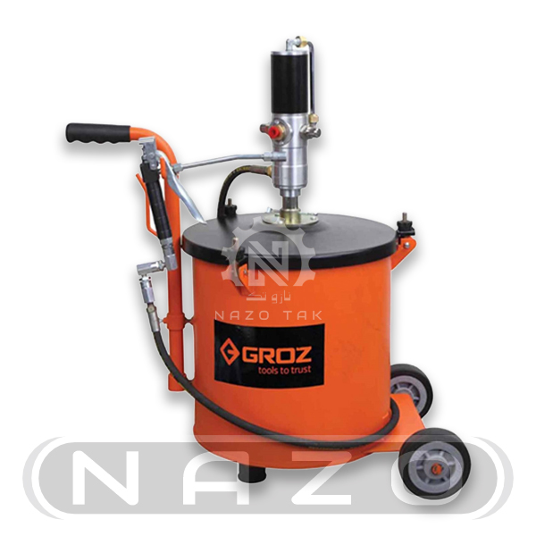 گریس پمپ بادی 15 کیلویی گروز GROZ