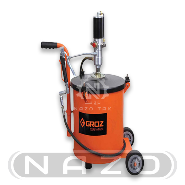 گریس پمپ بادی 30 کیلویی گروز GROZ
