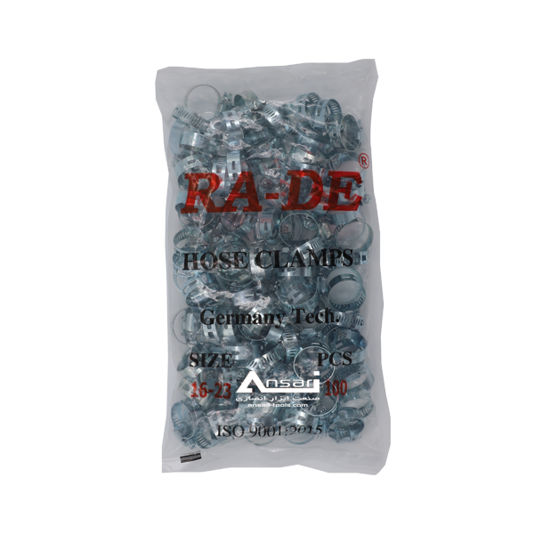 بست شیلنگ گازی بزرگ-آبی کوچک 23-16 RA-DE
